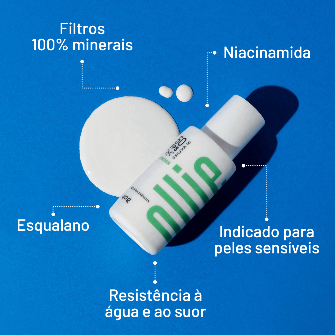Protetor Solar Mineral Fluido FPS 50 FPUVA 16 - Imagem 2